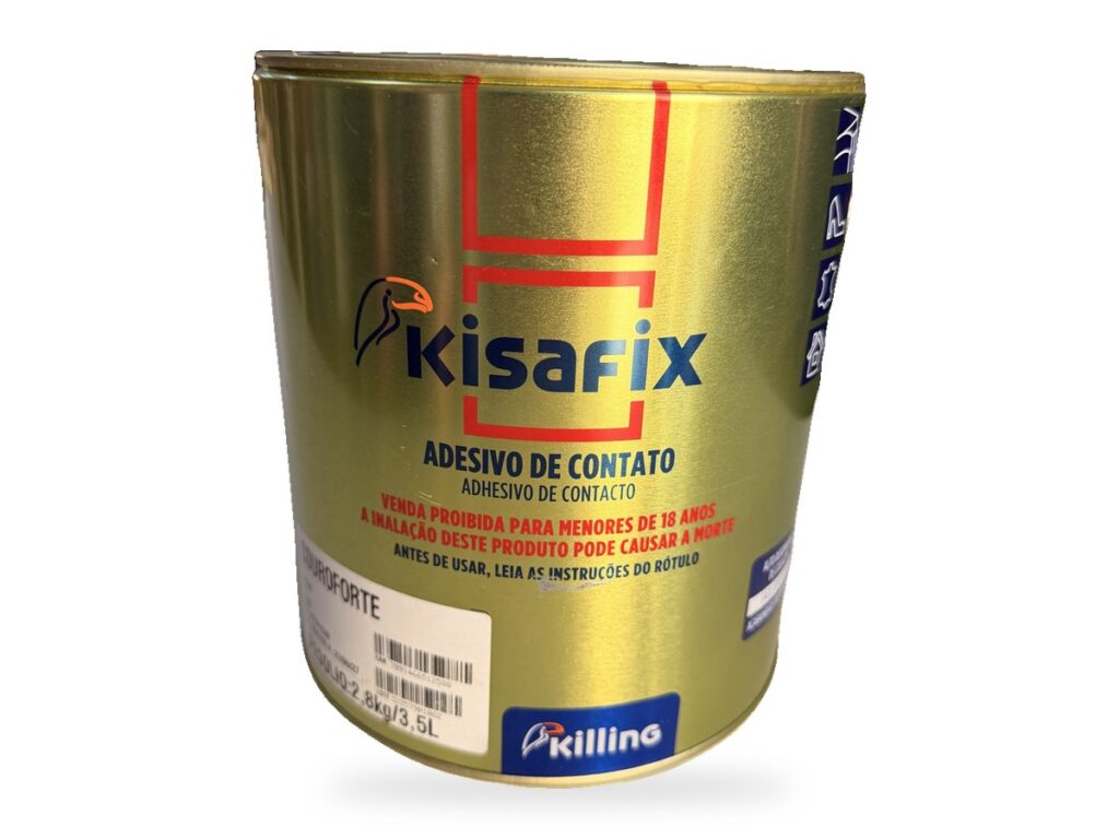 Lata de Adesivo de Contato Couroforte Kisafix 2,8 kg / 3,5 L