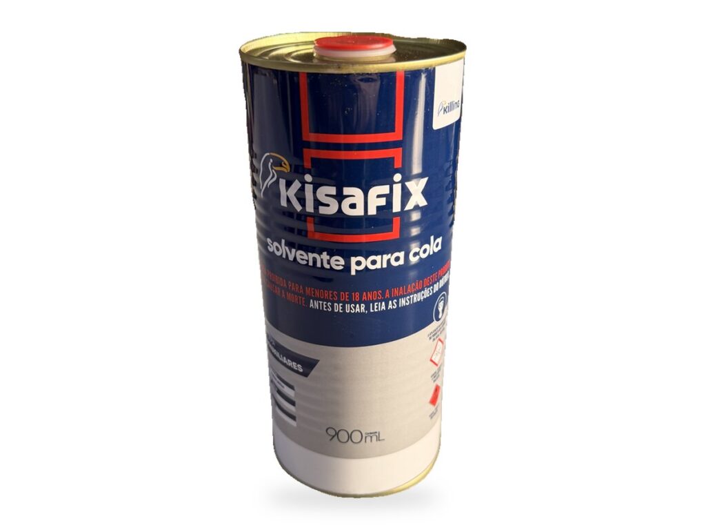 Lata de Solvente para Cola Kisafix 900 mL